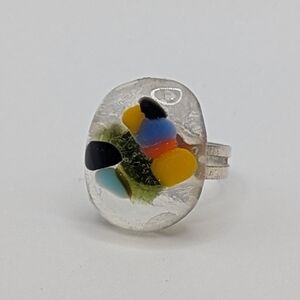 Colorful Glass Ring